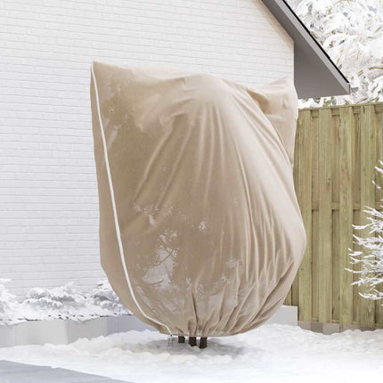 Frostskydd för växtfleeceöverdrag 3 pcs Beige 2,4 x 2 m