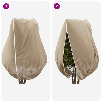 Frostskydd för växtfleeceöverdrag 3 st Beige 3,5 x 2,5 m