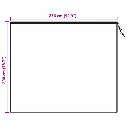 Frostskydd för växtfleeceöverdrag 3 pcs Beige 2 x 2,36 m