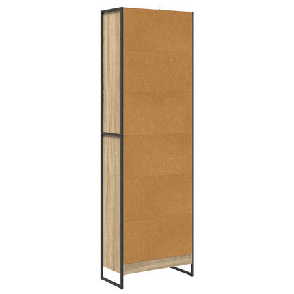 Bokskåp 2 pcs Sonoma 60 x 30 x 189,5 cm Konstruerat trä