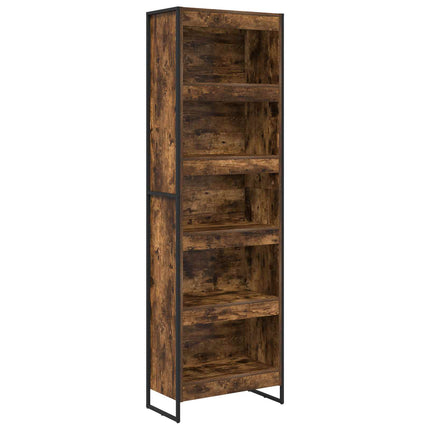 Bokskåp 2 pcs Rökek 60 x 30 x 189,5 cm Konstruerat trä