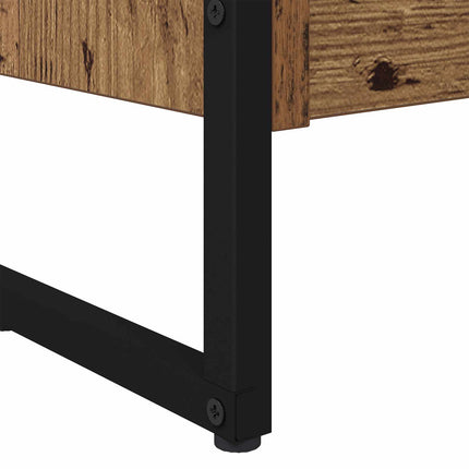 Bokskåp 2 pcs Gammalt trä 60 x 30 x 189,5 cm Konstruerat trä