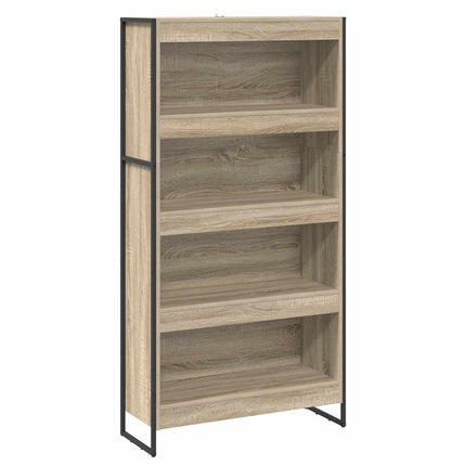 Bokskåp 80 x 30 x 155 cm Konstruerat trä Sonoma