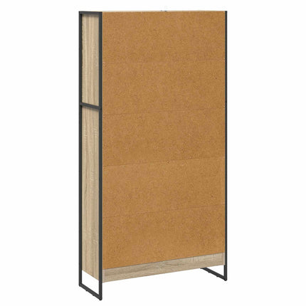 Bokskåp 2 pcs Sonoma 80 x 30 x 155 cm Konstruerat trä