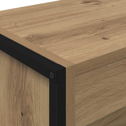 Bokskåp 2 pcs Artisan Ek 80 x 30 x 155 cm Konstruerat trä