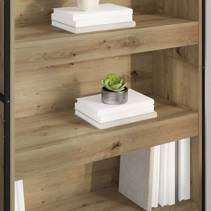 Bokskåp 2 pcs Artisan Ek 80 x 30 x 155 cm Konstruerat trä