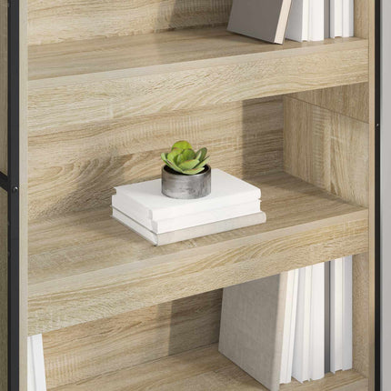 Bokskåp 2 pcs Sonoma 80 x 30 x 189,5 cm Konstruerat trä