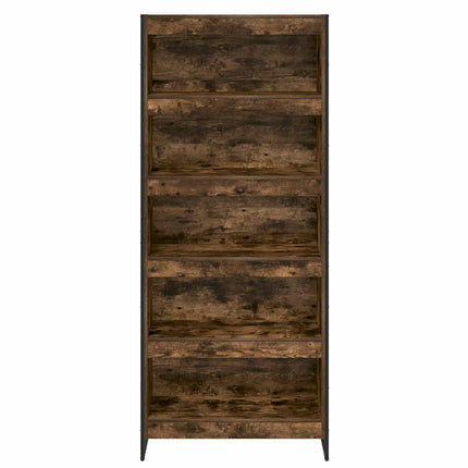 Bokskåp 80 x 30 x 189,5 cm Konstruerat trä Rökek