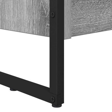 Bokskåp 2 pcs Grå Sonoma 80 x 30 x 189,5 cm Konstruerat trä
