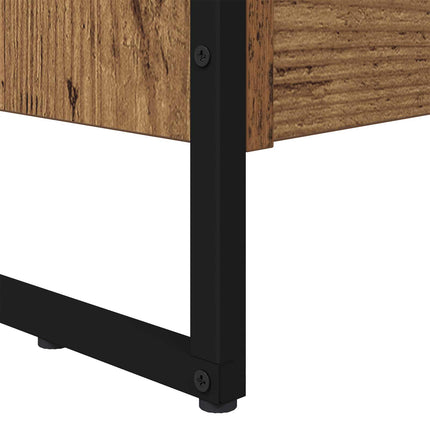 Bokskåp 2 pcs Gammalt trä 80 x 30 x 189,5 cm Konstruerat trä