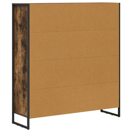 Bokskåp 2 pcs Rökek 99,5 x 30 x 108 cm Konstruerat trä