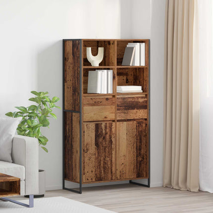 Sideboard Gammalt trä 81 x 36 x 150.5 cm Konstruerat trä