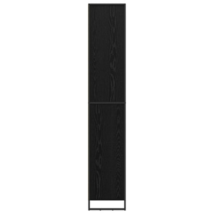 Höga Skåp Svart Ek 79 x 36 x 200 cm Konstruerat trä