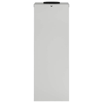 Solcell LED-vägbelysning 2 pcs Silver Galvaniserad