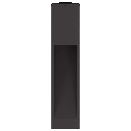Solcell LED-vägbelysning 2 st Varmvit 18 x 18 x 80 cm
