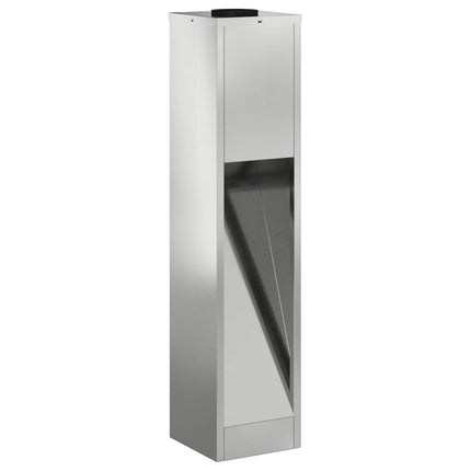 Solcell LED-vägbelysning 2 st Varmvit 18 x 18 x 80 cm