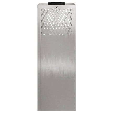 Solar LED Stig Ljus 2 st Varmvit 18 x 18 x 50 cm Rostfritt stål