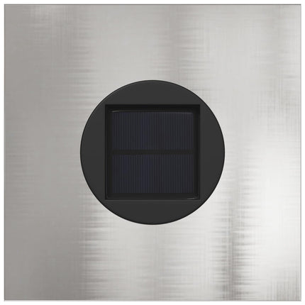 Solar LED Stig Ljus 2 pcs Silver Rostfritt stål