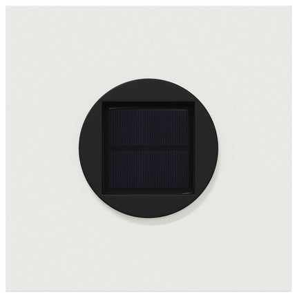 Solar LED Stig Ljus 2 pcs Vit Kallvalsat stål