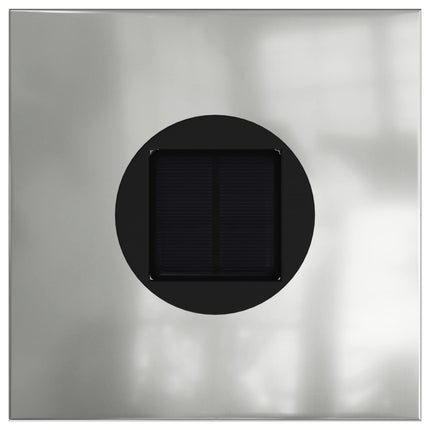 Solar LED Stig Ljus 2 pcs Silver Galvaniserat stål