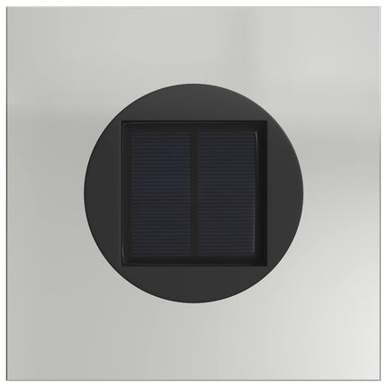 Solar LED Stig Ljus 2 pcs Silver Galvaniserat stål