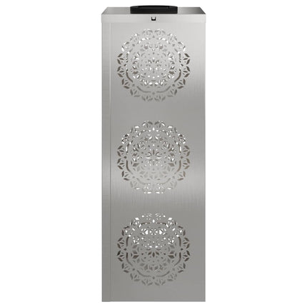 Solar LED Stig Ljus 2 pcs Silver Rostfritt stål