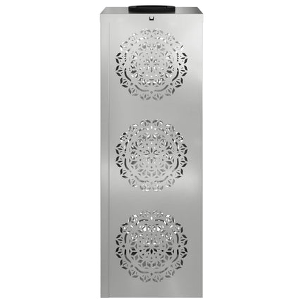 Solar LED Stig Ljus 2 pcs Silver Galvaniserat stål