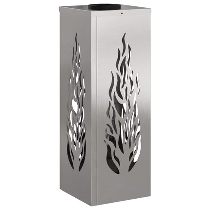 Solar LED Stig Ljus 2 st Varmvit 18 x 18 x 50 cm Rostfritt stål