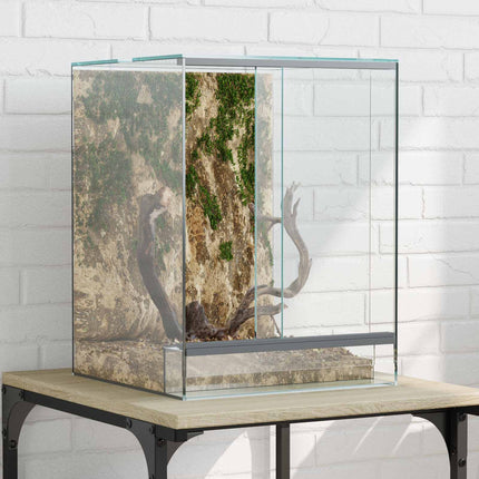 Terrarium med lagring Transparent 30 x 30 x 40 cm Glas