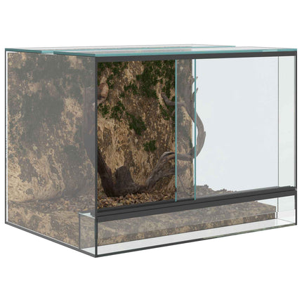 Terrarium med lagring Transparent 40 x 30 x 30 cm Glas