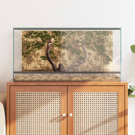 Terrarium med lagring Transparent 80 x 40 x 40 cm Glas