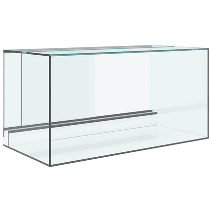 Terrarium med lagring Transparent 80 x 40 x 40 cm Glas