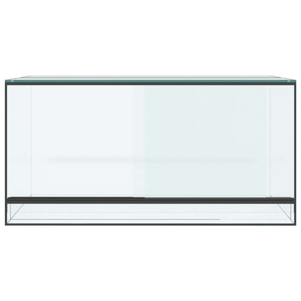 Terrarium med lagring Transparent 80 x 40 x 40 cm Glas