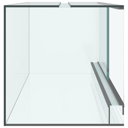 Terrarium med lagring Transparent 80 x 40 x 40 cm Glas