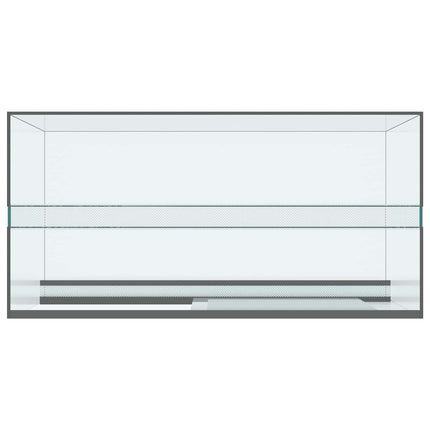 Terrarium med lagring Transparent 80 x 40 x 40 cm Glas
