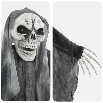 Halloween Hängande Spöke 3 pcs Svart 66 x 110 cm Polyester