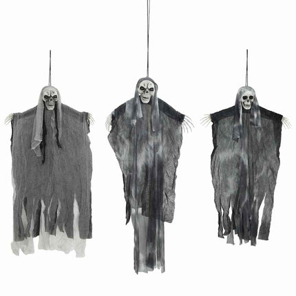 Halloween Hängande Spöke 3 pcs Svart 66 x 110 cm Polyester