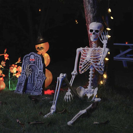 Halloween skelett 2 pcs Vit 85 cm PVC
