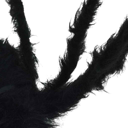 Halloween Spindel Dekoration 3 pcs Svart 200 cm