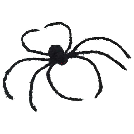Halloween Spindel Dekoration 3 pcs Svart 150 cm