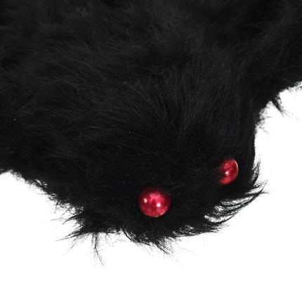 Halloween Spindel Dekoration 6 pcs Svart 75 cm