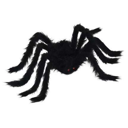 Halloween Spindel Dekoration 6 pcs Svart 75 cm