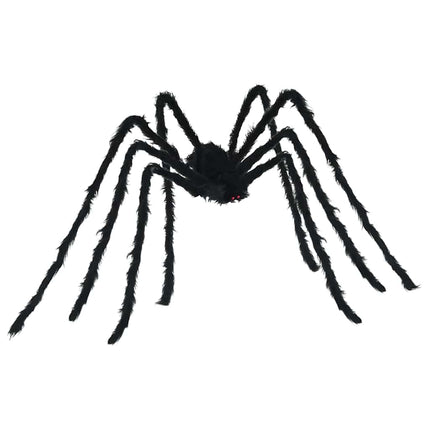 Halloween-spindel dekoration med nät 2 pcs Svart och vit
