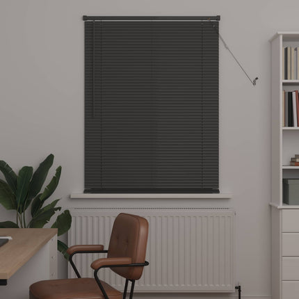 Persienn Silvergrå 150 x 70 cm 25 mm PVC