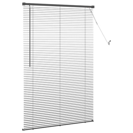 Persienn Silvergrå 150 x 80 cm 25 mm PVC