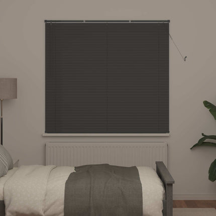 Persienn Silvergrå 150 x 130 cm 25 mm PVC