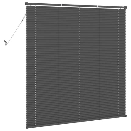 Persienn Silvergrå 150 x 160 cm 25 mm PVC