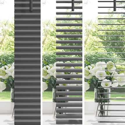 Persienn Silvergrå 213 x 90 cm 25 mm PVC