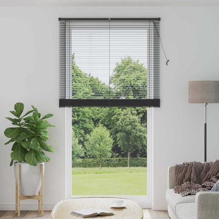Persienn Silvergrå 213 x 120 cm 25 mm PVC