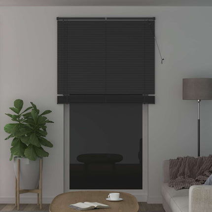 Persienn Silvergrå 213 x 120 cm 25 mm PVC